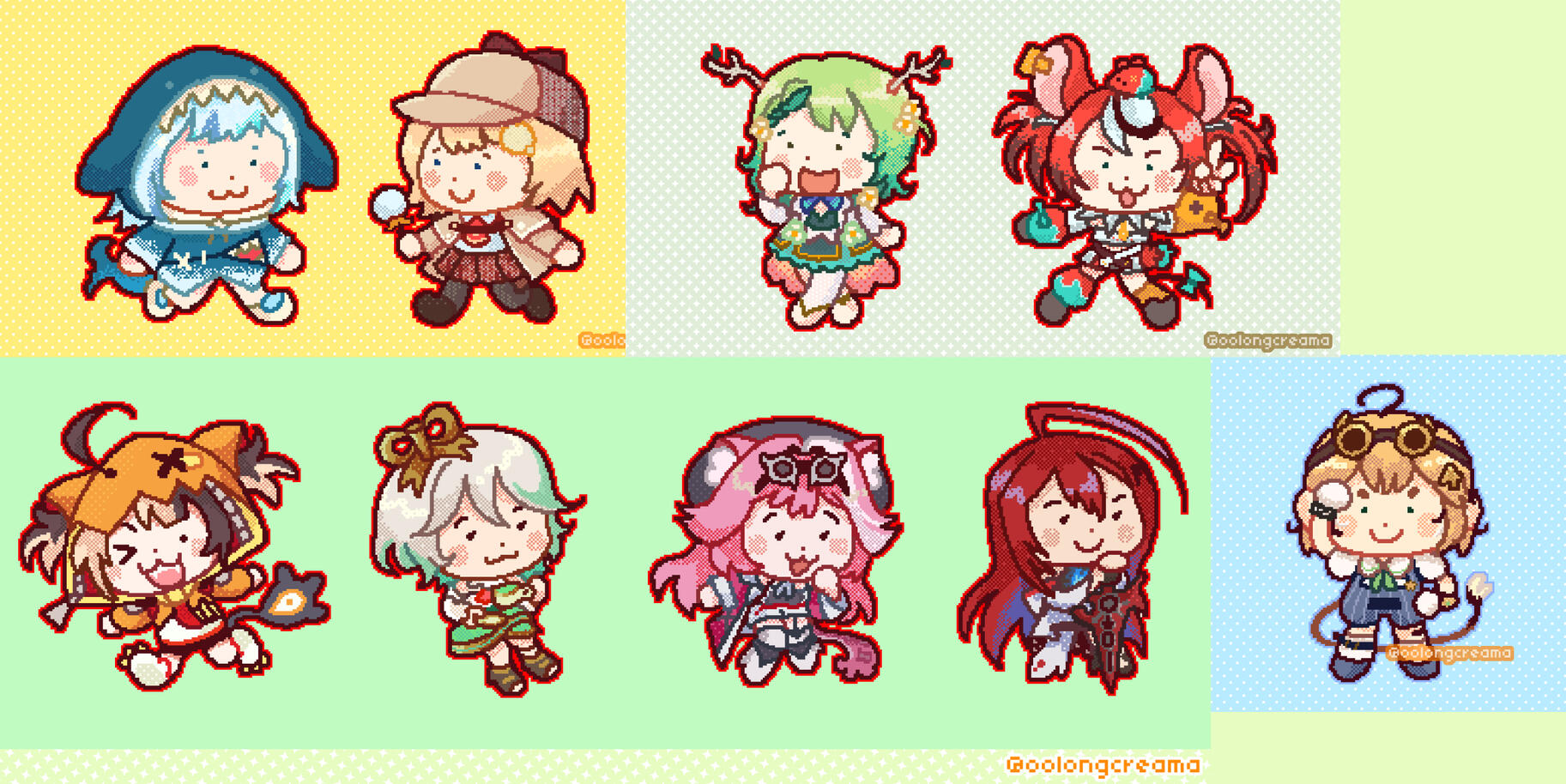 Various VTubers