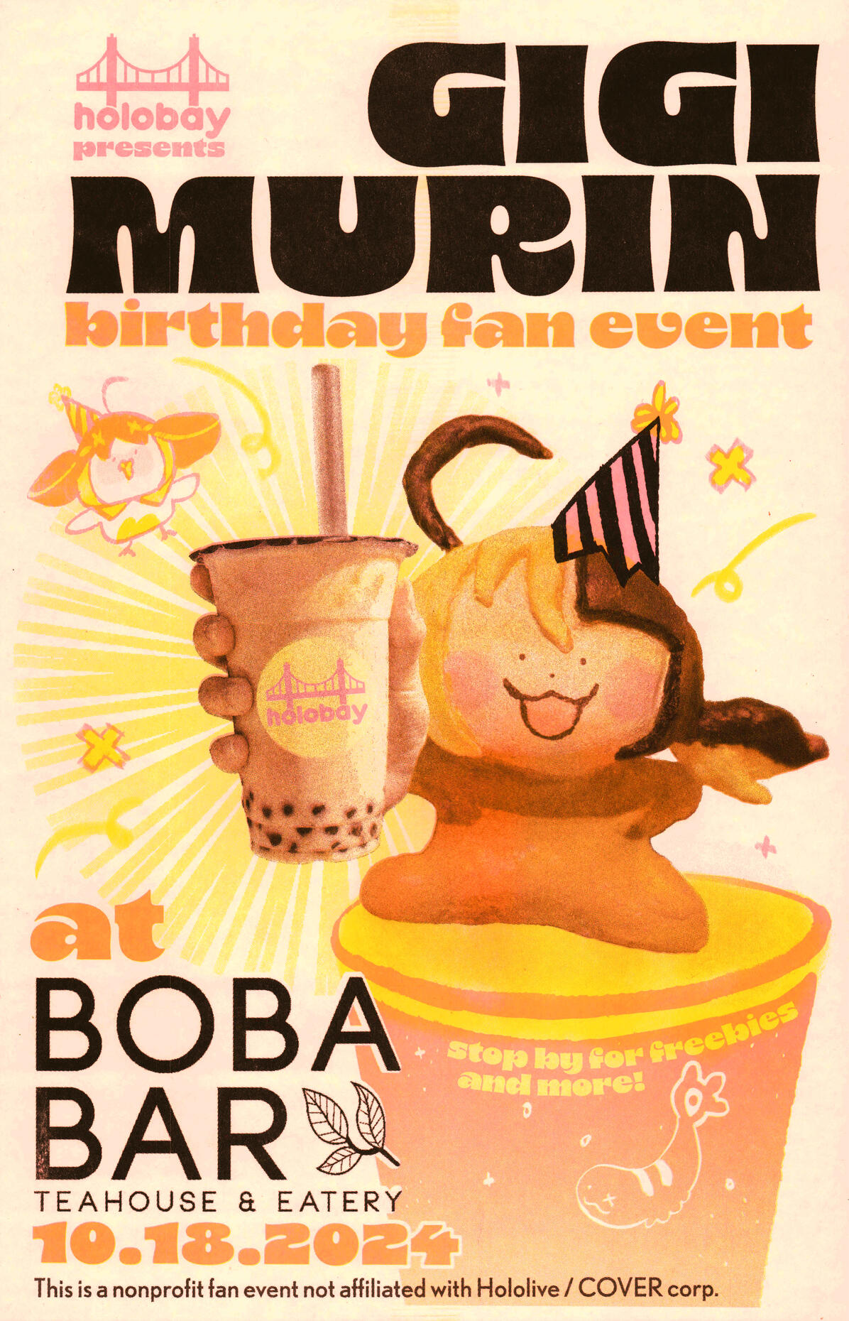 Poster Design for Holobay Fan Event